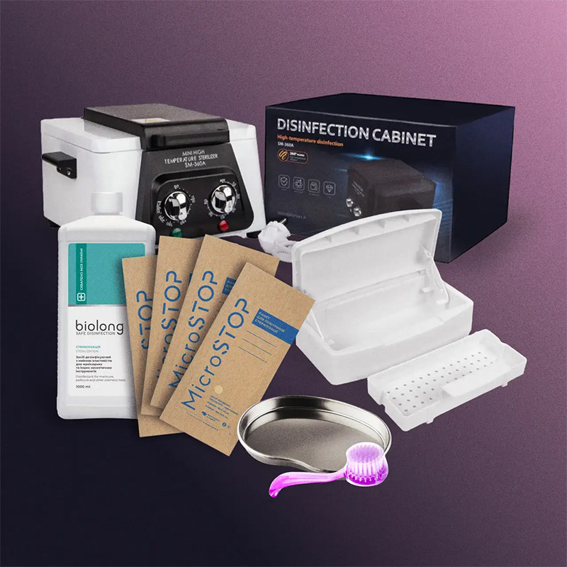 Набір для стерилізації із сухожаром SM-360A PRO-BOX-TOP, фото 1
