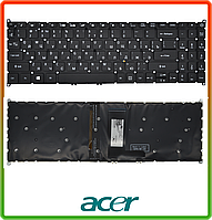 Оригінальна клавіатура для ноутбука Acer Swift 3 SF315-51, SF315-51G N17P4 series, ru, black, підсвітка
