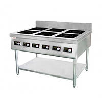 Індукційна плита професійна на 6 конфорок FROSTY 35-KP6