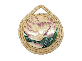 Підставка кухонна під гаряче кераміка кругла Керамічна підставка під гаряче на стіл D 15/20 cm