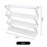 Полиця для взуття Shoe Rack YH8809-4 Білий, фото 4