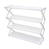 Полиця для взуття Shoe Rack YH8809-4 Білий, фото 3