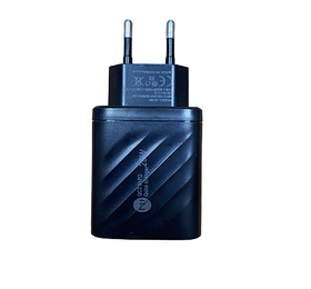 СЗП 2 виходи (USB/TYPE-C) QC3.0+PD 20 W (No7132) чорний