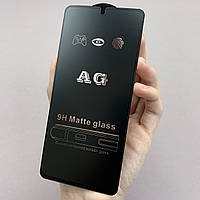 Защитное стекло для Samsung Galaxy A51 матовое без отпечатков стекло на телефон самсунг а51 черное mtt
