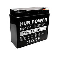 Аккумулятор 12В 18 Ач для ИБП Hub Power HE-1218