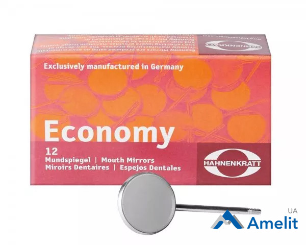 Дзеркало стоматологічне №4 Economy збільшувальне (Hahnenkratt), 1 шт.