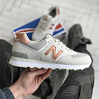 Кроссовки мужские New Balance 574 нью беланс серые нев баланс бежевые балансы белансы крассовки кроссы