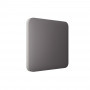 SoloButton (1-gang/2-way) кнопка для вимикача LightSwitch AJAX Grey