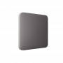 SoloButton (1-gang/2-way) кнопка для вимикача LightSwitch AJAX Grey