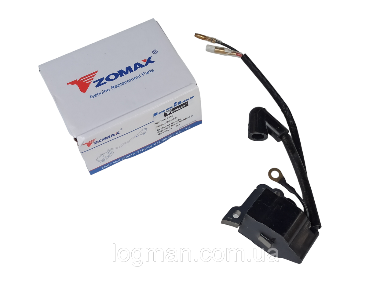 Котушка запалювання на Zomax ZMG 3601 для чотиритактної мотокоси Зомакс ЗМГ 3601 (1120402)
