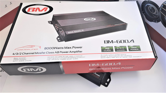 Автомобильный Усилитель Бошман 4-х Канальный 8000w в Машину Авто Усилок ...