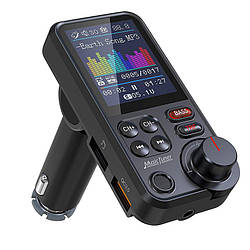 Автомобільний FM-передавач BT93 mp3 Bluetooth гучний зв'язок QC 3.0 швидкий заряджання Hi-Fi музичний плеєр