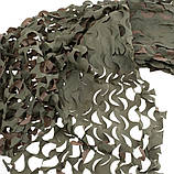 Сітка камуфляжна для маскування Mil-Tec CamoSystems Basic Light 1,4x3 м Woodland 14461020, фото 2