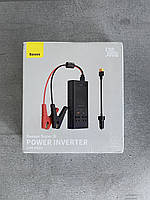 Автомобильный инвертор Baseus Super Si Power Inverter 500W с 2-мя резетками на 220V+USB+Type-C.