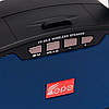 Радіо + колонка + MP3-плеєр EPE FP-95-S USB із сонячною панеллю (Синій), фото 6