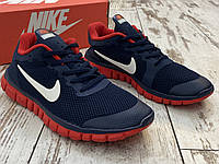 Летние Мужские кроссовки мокасины кеды Nike Free Run 3.0 Легкие удобные Весна Лето Осень Сетка Найк Фри Ран 30