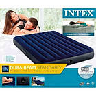 Надувний двомісний матрац для відпочинку сну купання Ліжко з Велюровим покриттям і підвищеною міцністю Intex, фото 7