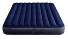 Надувний двомісний матрац для відпочинку сну купання Ліжко з Велюровим покриттям і підвищеною міцністю Intex, фото 5