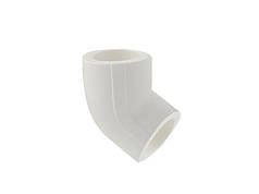 Кутник 45˚ Ø20 поліпропіленовий білий колір Asco®