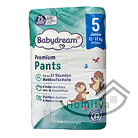 Подгузники-трусики Babydream Premium, 5 (12-17кг) розмір