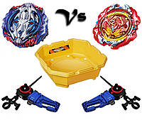 Набор Beyblade (Бейблейд) Арена 40см + Феникс + Леопард + 2 запускача + 2 Лаунчера