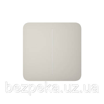 SoloButton ( 2-gang) кнопка для вимикача LightSwitch AJAX oyster
