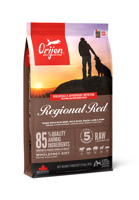 Orijen (Ориджен) Regional Red Dog сухий корм для собак всіх порід, 6 кг