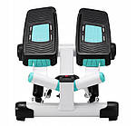 Степер фітнес кроковий діагональний SPORTVIDA з комп'ютером і дисплеєм на 120 кг, фото 2