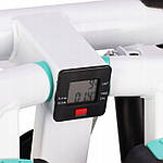 Степер фітнес кроковий діагональний SPORTVIDA з комп'ютером і дисплеєм на 120 кг, фото 4