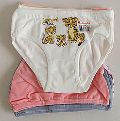 Труси дитячі з малюнком для дівчинки від 3 до 12 років (10 шт)