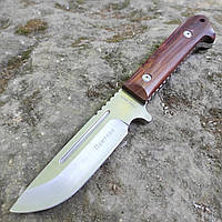 Ніж нескладний Пантера, 65Х13, 24см, фуллтанг, дерево, чохол нейлон