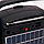 Радіо з ліхтарем та колонкою EPE FP-95-S USB + сонячна панель + MP3-плеєр (Синій), фото 5