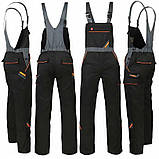 Спецодяг костюм сигнальний куртка та напівкомбінезон захисний комплект професіонала роба практична польша, фото 3