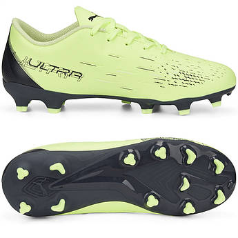 Бутси футбольні Puma Ultra Play FG/AG Junior 106923-01, Салатовий, Розмір (EU) — 32.5