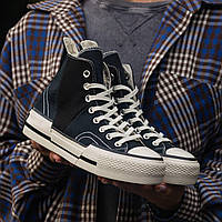 Мужские Кеди Converse Chuck Taylor Vintage 70 Plus hi Black White 43-44