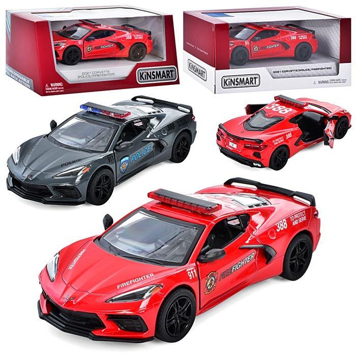Машина металева Corvette Police (KT5432WPR), фото 1