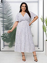 Витончена жіноча сукня, тканина "Софт" 48, 50, 52, 54, 58, 62 розмір 48