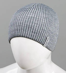 Шапка чоловіча 4-кл. без закота (С2215), Темно-Сірий