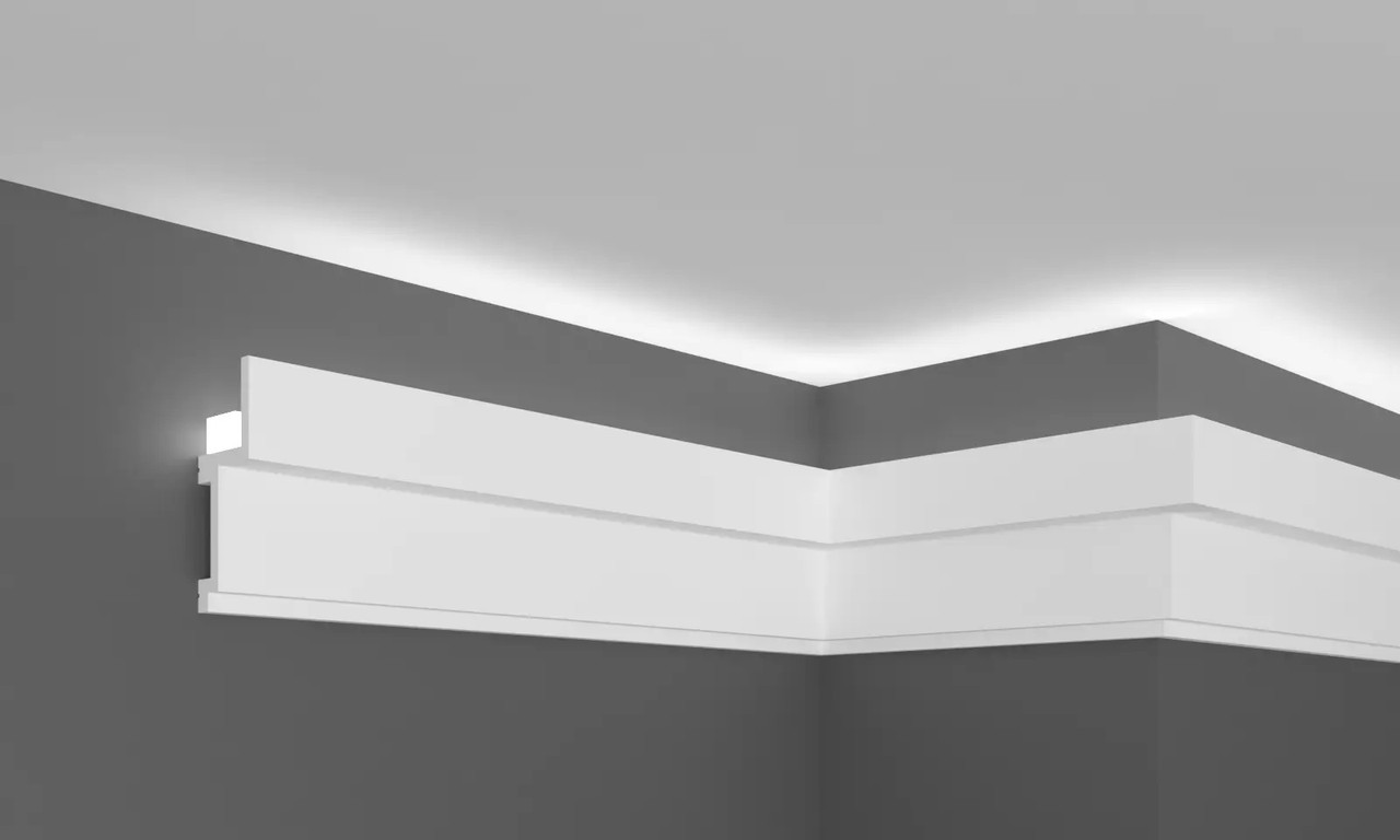 Стельовий плінтус Grand Decor KH915 (7х2,7)см, довжина 2м