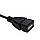 Кабель OTG Чорний, перехідник OTG USB Micro USB 10см, OTG перехідник з мікро USB на USB (otg переходник), фото 3