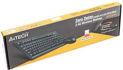 Бездротова клавіатура A4Tech 3000N + пмишка до 10 м