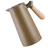 Термос-глечик для гарячих та холодних напоїв, термоглечик 2в1 Cooking House buuba - 1 л - коричневий, фото 8