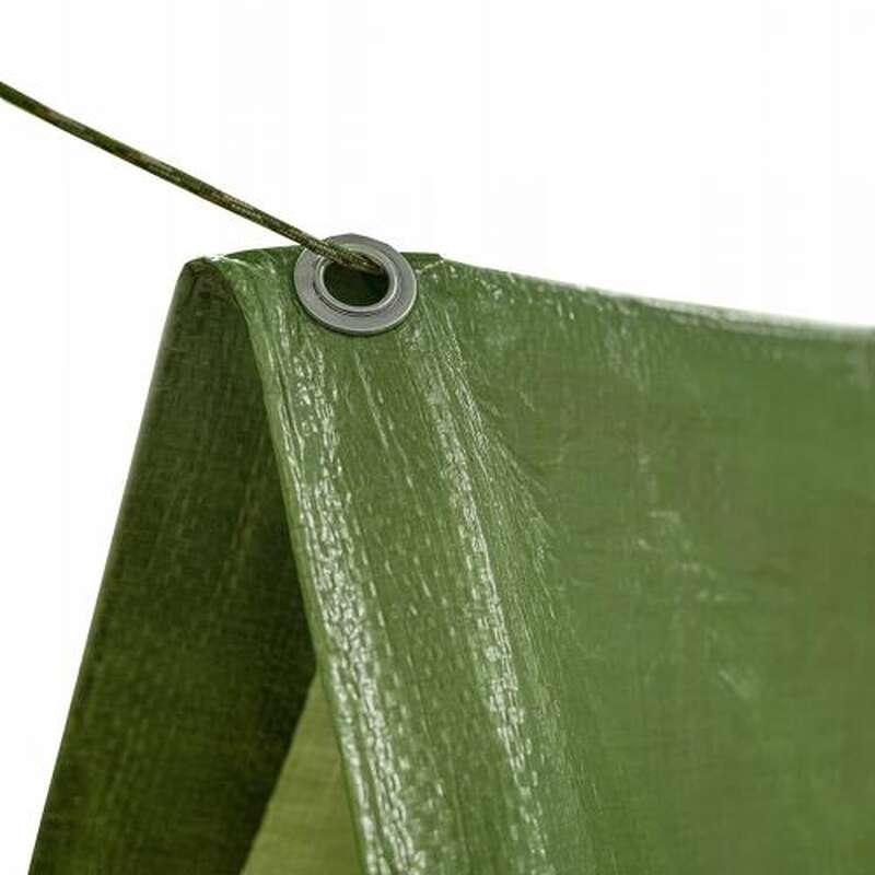 Тент тактический Mil-Tec Tarpaulin 4 x 2,85 м Olive 14241001 - фото 4 - id-p1909704330