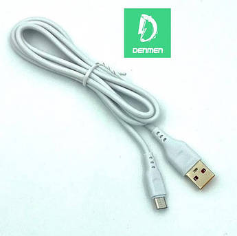 Кабель Micro USB білий / чорний D01V