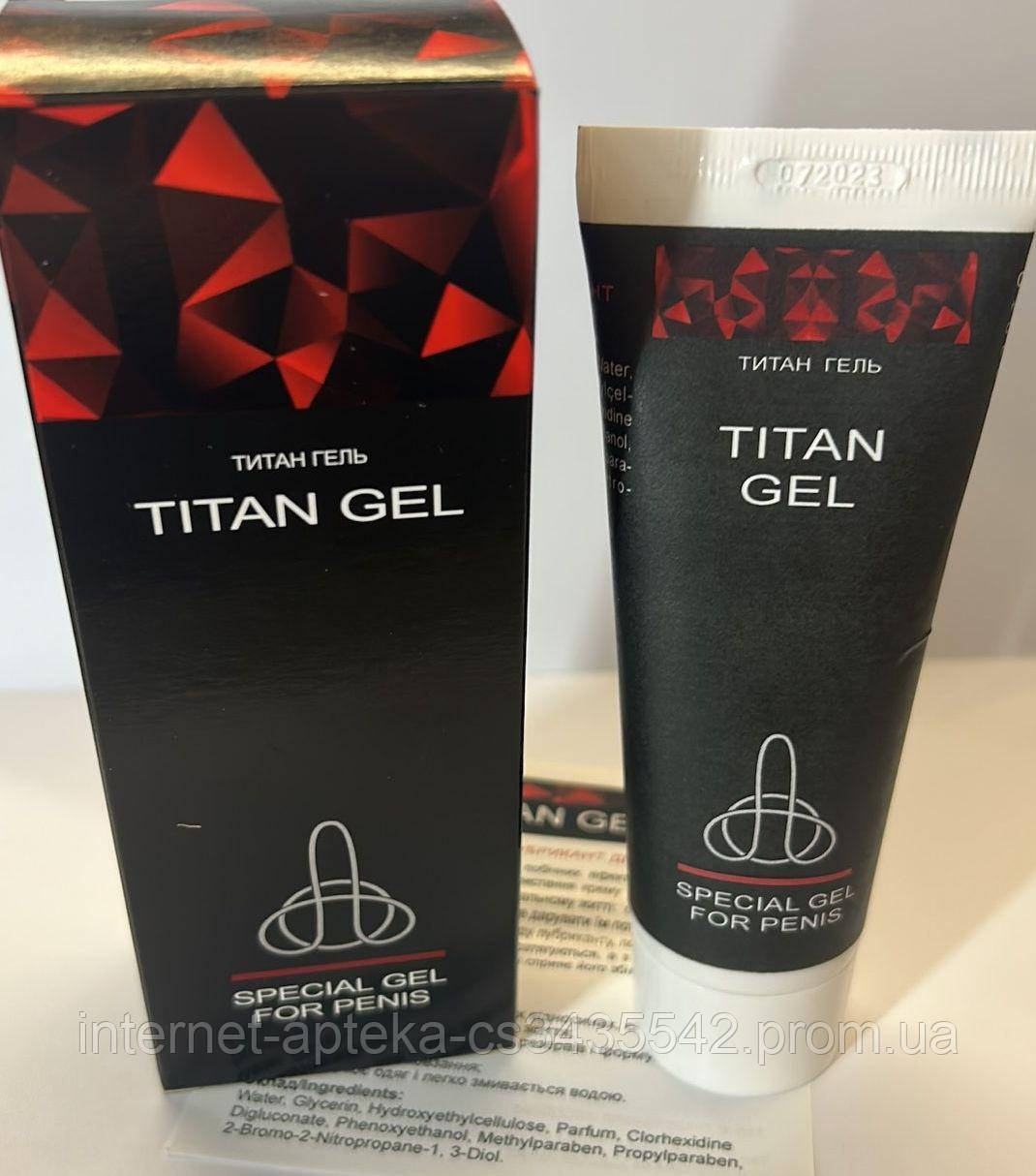 Гель для збільшення члена Titan Gel — Титан гель для потенції