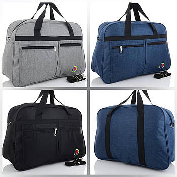 Сумка спортивна дорожня на блискавці 52*36 см у різних кольорах Panda