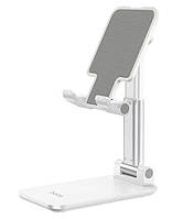 Настільний тримач підставка для телефону та планшета Hoco PH29A на 4,7-10 дюйми білий