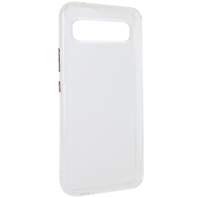 Чохол TPU+PC Clear 2.0 mm metal buttons для Google Pixel 6a Прозорий, фото 1