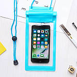 Водонепроникний універсальний чохол EPIC 6,5 Блакитний, фото 3