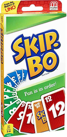 УКРАЇНСЬКОЮ! Настільна гра Skip Bo! (Гра карткова Card Games Skip-Bo, Скіп бо, Скип бо), фото 1